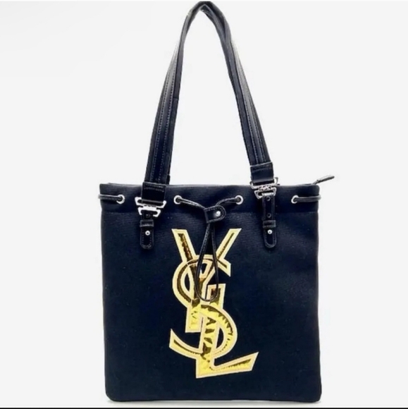 YSL NIP BLACK PARFUM TOTE BAG - Picture 1 of 5